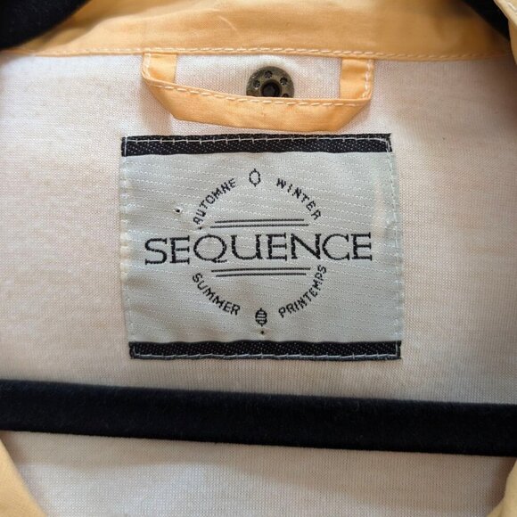 Sequence Yellow Hooded Zip Jacket - Picture 10 of 11